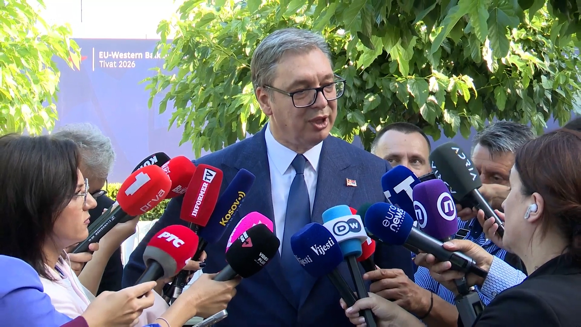 Crna Gora, Tivat, Aleksandar Vucic predsednik Srbije, o deportovanim licima